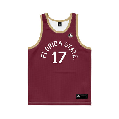 FSU - NCAA Women's Basketball : Kennedy Loux - Hardwood Reissue Basketball Jersey-0