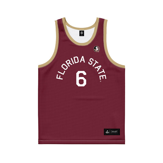 FSU - NCAA Men's Basketball : Robert McCray - Hardwood Reissue Basketball Jersey-0