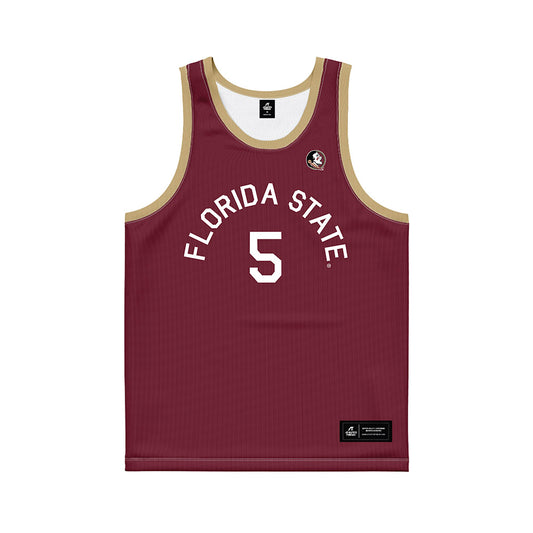 FSU - NCAA Men's Basketball : Kobe MaGee - Hardwood Reissue Basketball Jersey-0