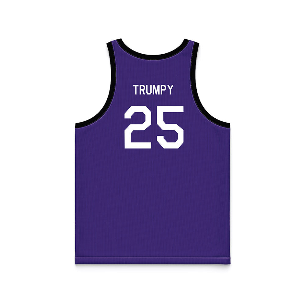 Northwestern - NCAA Women's Basketball : Lauren Trumpy - Hardwood Reissue Basketball Jersey-1