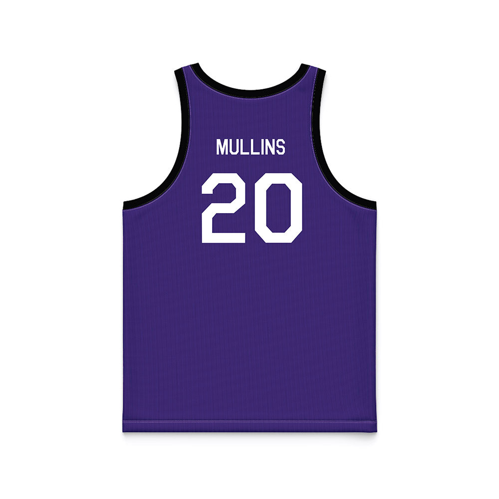Northwestern - NCAA Men's Basketball : Justin Mullins - Hardwood Reissue Basketball Jersey-1