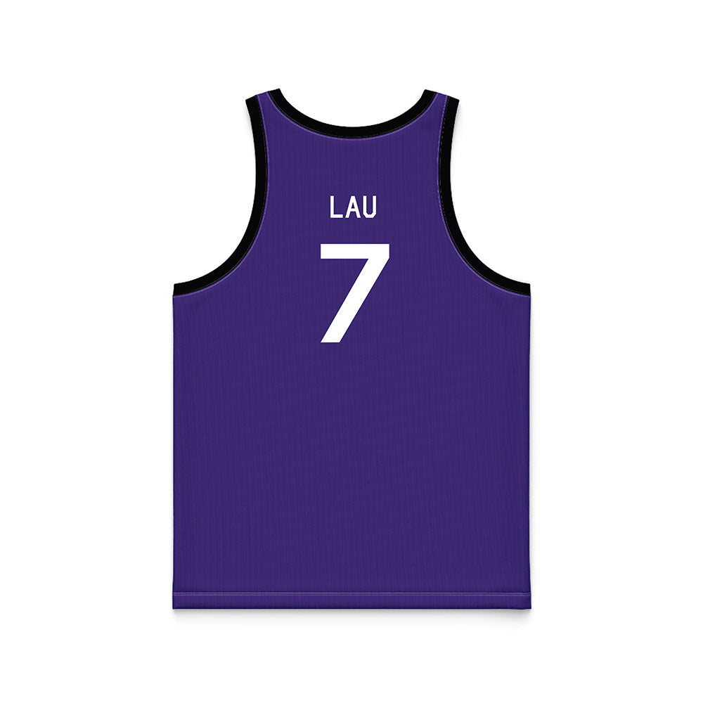 Northwestern - NCAA Women's Basketball : Caroline Lau - Hardwood Reissue Basketball Jersey-1