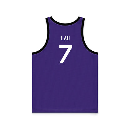 Northwestern - NCAA Women's Basketball : Caroline Lau - Hardwood Reissue Basketball Jersey-1