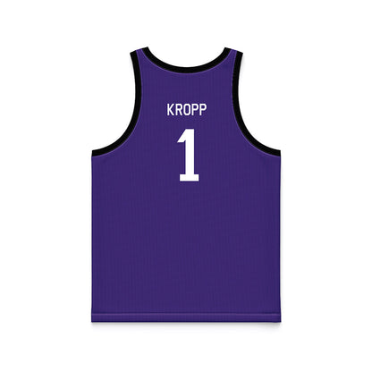 Northwestern - NCAA Men's Basketball : Tyler Kropp - Hardwood Reissue Basketball Jersey-1