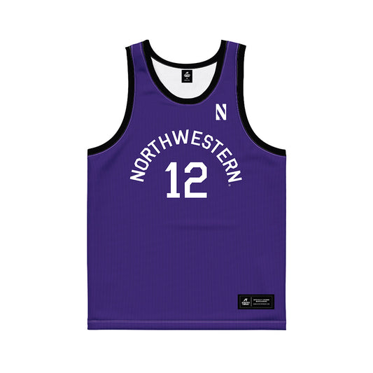 Northwestern - NCAA Women's Basketball : Casey Harter - Hardwood Reissue Basketball Jersey-0