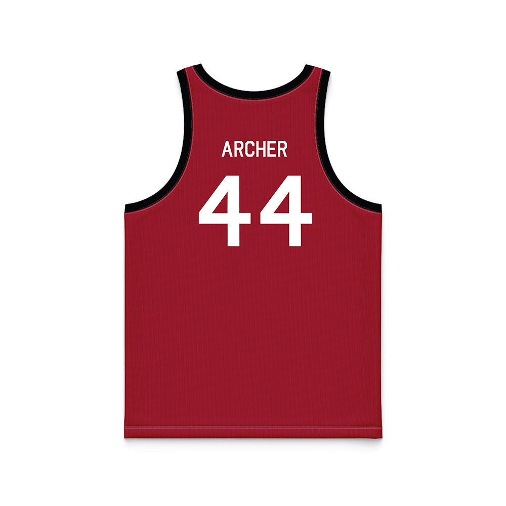 Arkansas - NCAA Women's Basketball : Maryn Archer - Hardwood Reissue Basketball Jersey-1