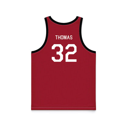 Arkansas - NCAA Women's Basketball : D'Asia Thomas - Hardwood Reissue Basketball Jersey-1