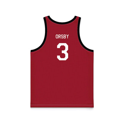 Arkansas - NCAA Women's Basketball : Allanah Orsby - Hardwood Reissue Basketball Jersey-1