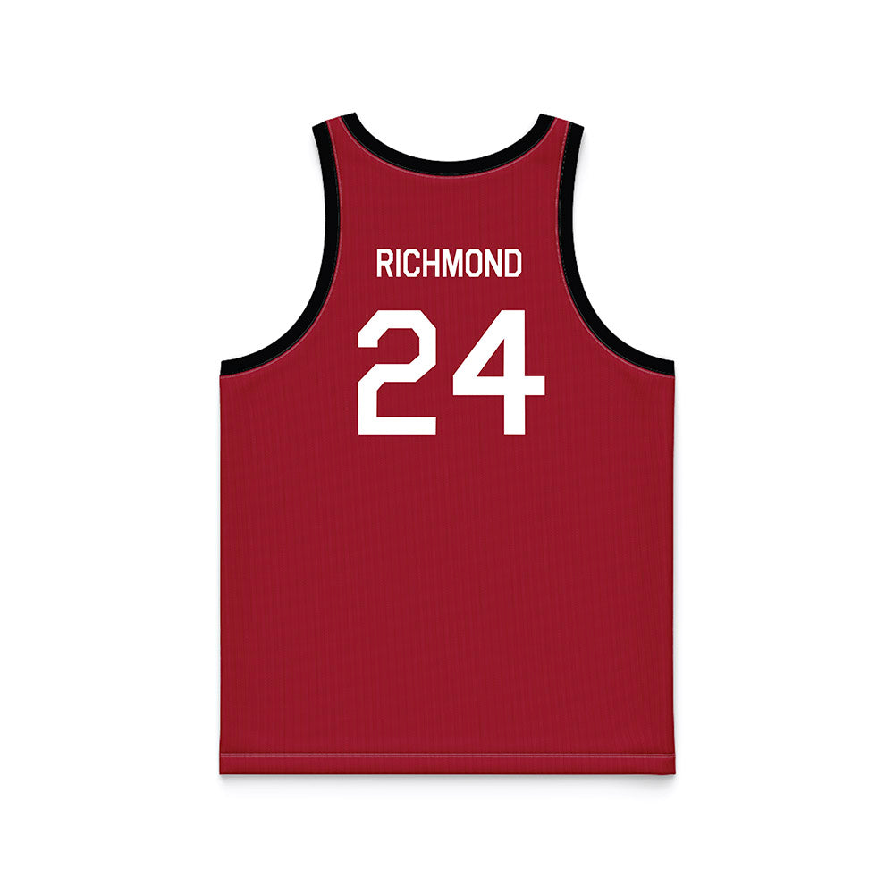 Arkansas - NCAA Men's Basketball : Billy Richmond - Hardwood Reissue Basketball Jersey-1