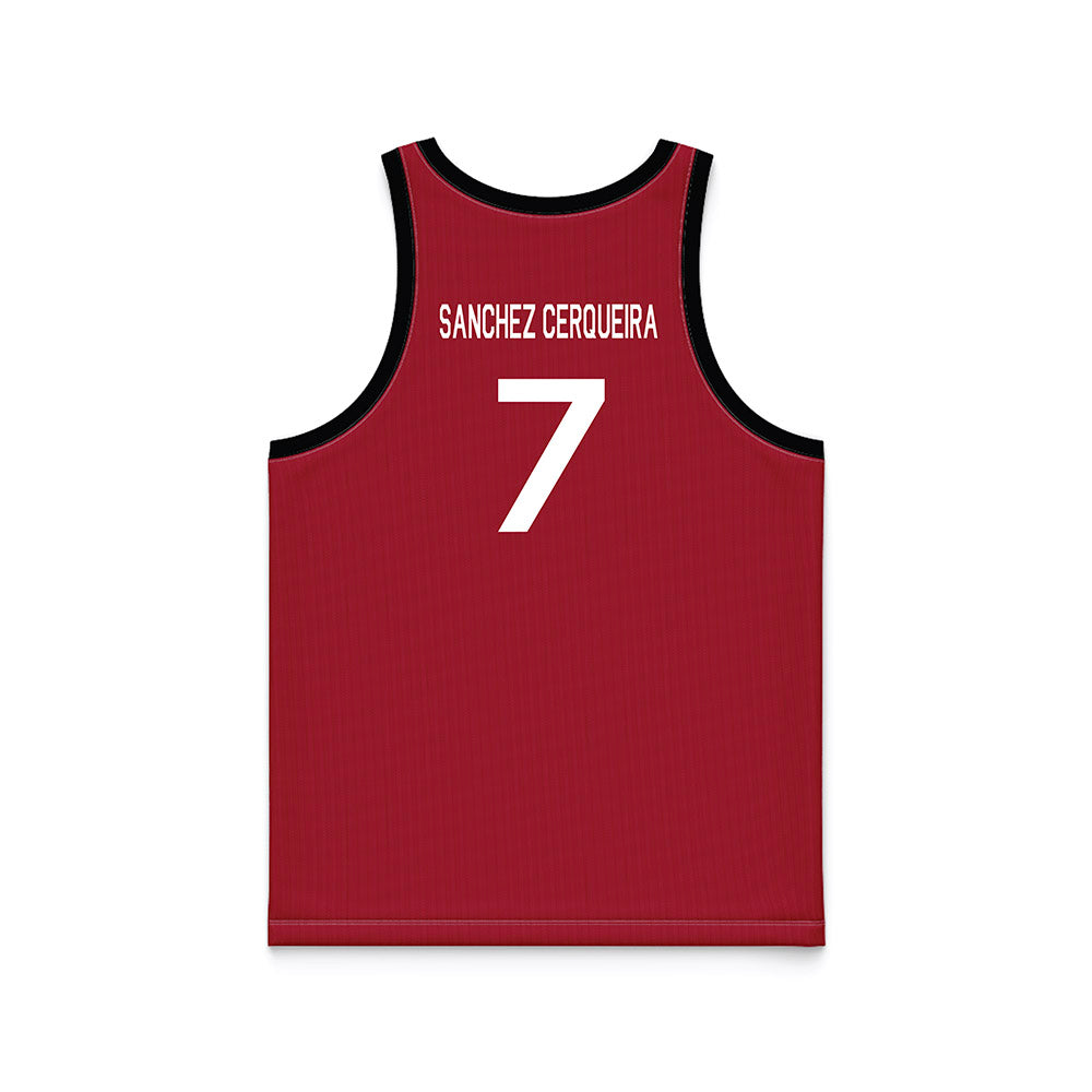 Arkansas - NCAA Women's Basketball : Cristina Sanchez Cerqueira - Hardwood Reissue Basketball Jersey-1
