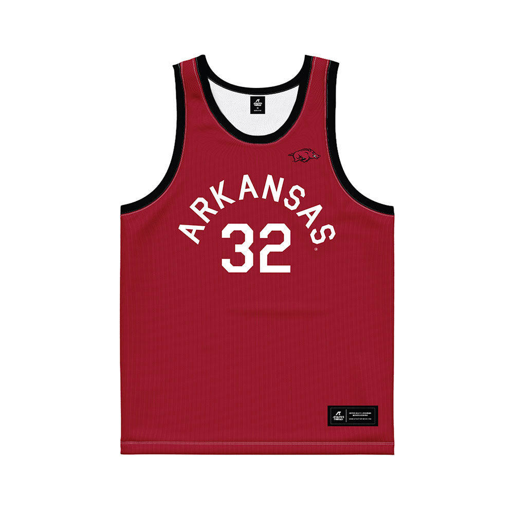 Arkansas - NCAA Women's Basketball : D'Asia Thomas - Hardwood Reissue Basketball Jersey-0