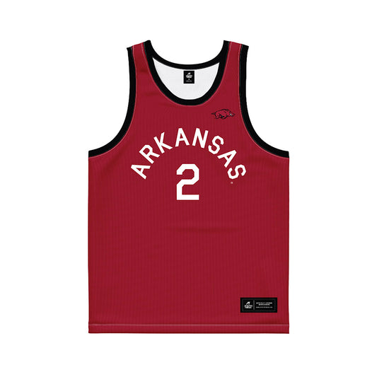 Arkansas - NCAA Men's Basketball : Amere Brown - Hardwood Reissue Basketball Jersey-0