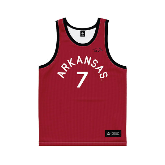 Arkansas - NCAA Women's Basketball : Cristina Sanchez Cerqueira - Hardwood Reissue Basketball Jersey-0