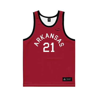 Arkansas - NCAA Women's Basketball : Ashlynn Chlarson - Hardwood Reissue Basketball Jersey-0