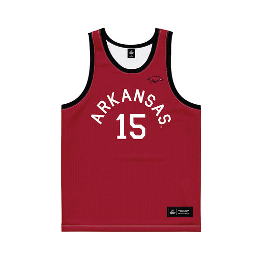 Arkansas - NCAA Women's Basketball : Jada Bates - Hardwood Reissue Basketball Jersey-0