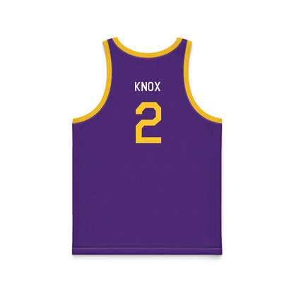 LSU - NCAA Women's Basketball : Grace Knox - Hardwood Reissue Basketball Jersey-1