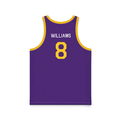 LSU - NCAA Women's Basketball : Jada Williams - Hardwood Reissue Basketball Jersey-1