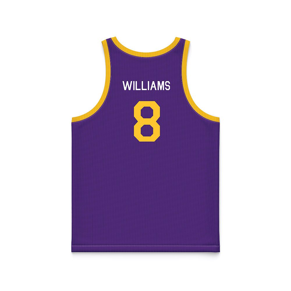 LSU - NCAA Women's Basketball : Jada Williams - Hardwood Reissue Basketball Jersey-1