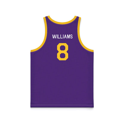 LSU - NCAA Women's Basketball : Jada Williams - Hardwood Reissue Basketball Jersey-1