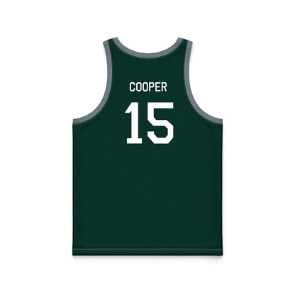 Michigan State - NCAA Men's Basketball : Carson Cooper - Hardwood Reissue Basketball Jersey-1