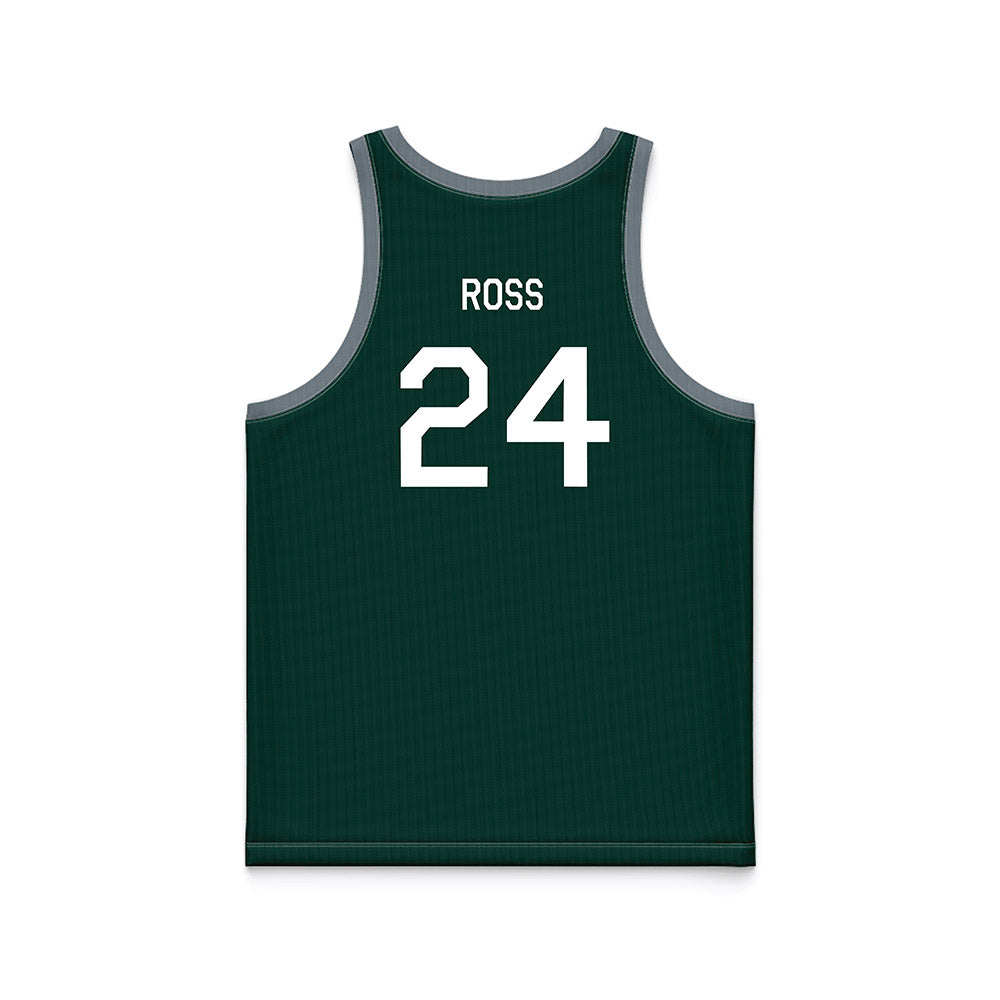 Michigan State - NCAA Women's Basketball : Lauren Ross - Hardwood Reissue Basketball Jersey-1
