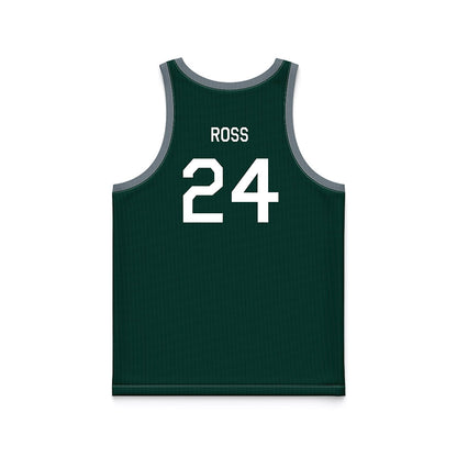 Michigan State - NCAA Women's Basketball : Lauren Ross - Hardwood Reissue Basketball Jersey-1