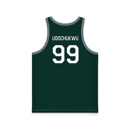 Michigan State - NCAA Men's Basketball : Divine-Collins Ugochukwu - Hardwood Reissue Basketball Jersey-1