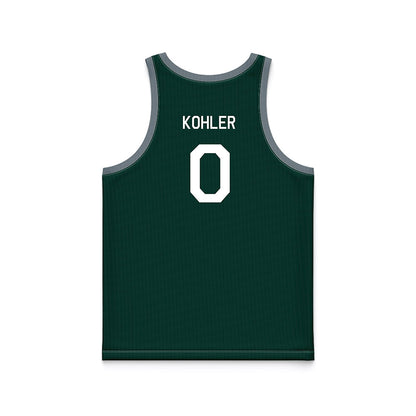 Michigan State - NCAA Men's Basketball : Jaxon Kohler - Hardwood Reissue Basketball Jersey-1