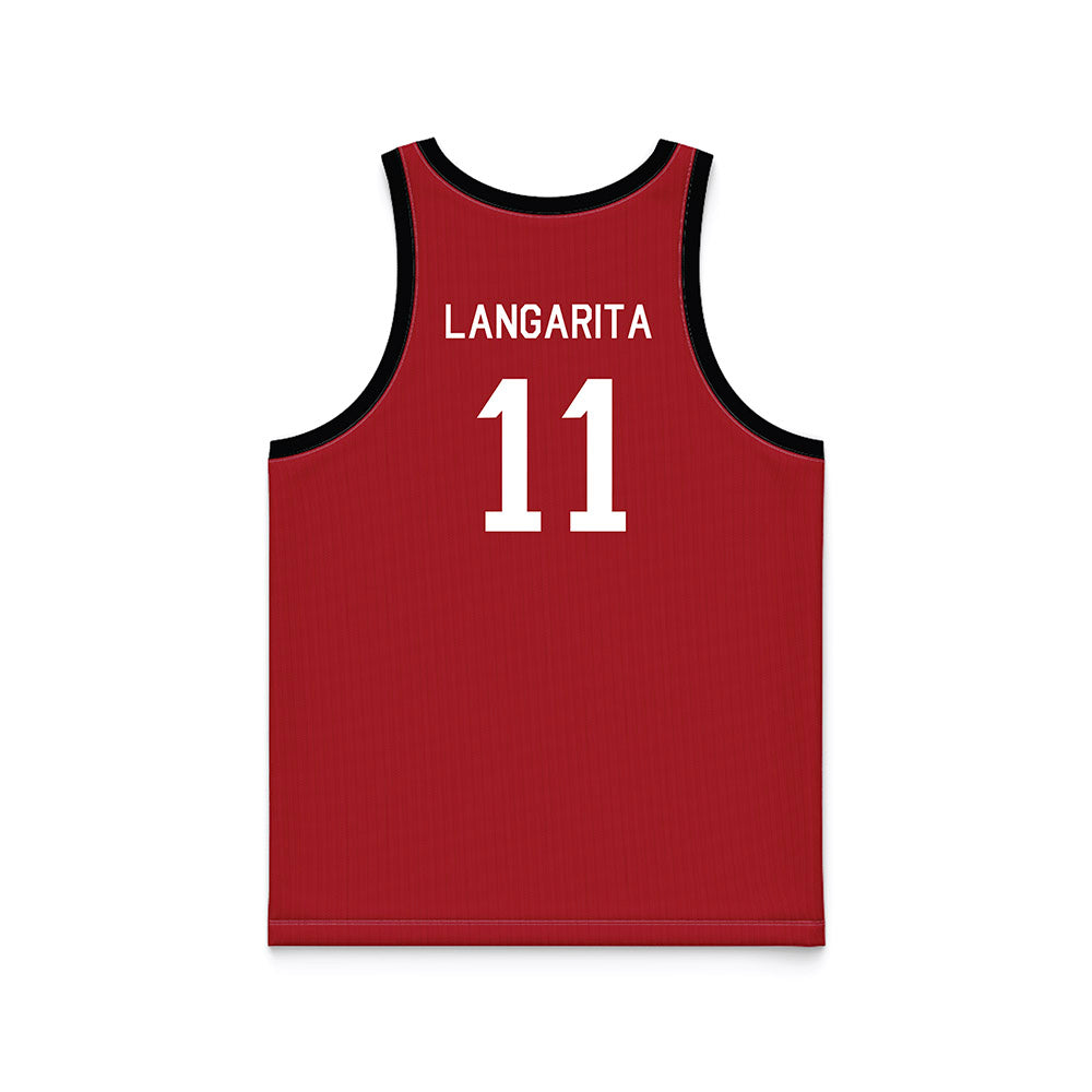 Utah - NCAA Men's Basketball : Lucas Langarita - Hardwood Reissue Basketball Jersey-1