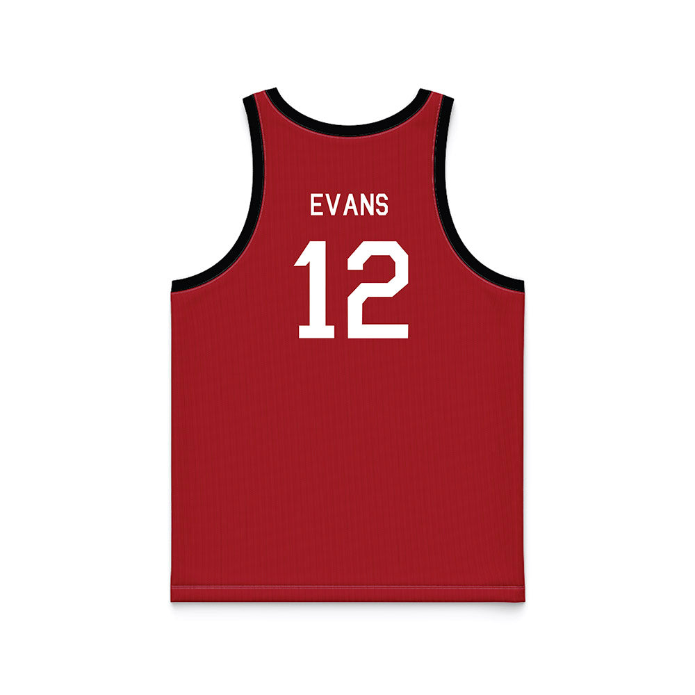 Utah - NCAA Women's Basketball : Chyra Evans - Hardwood Reissue Basketball Jersey-1