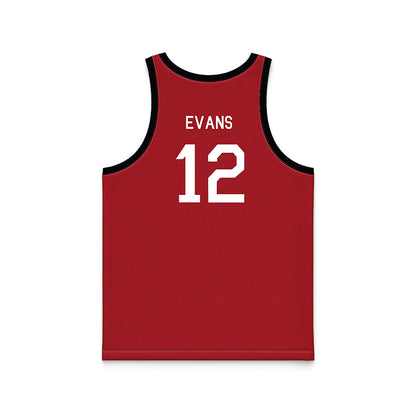 Utah - NCAA Women's Basketball : Chyra Evans - Hardwood Reissue Basketball Jersey-1