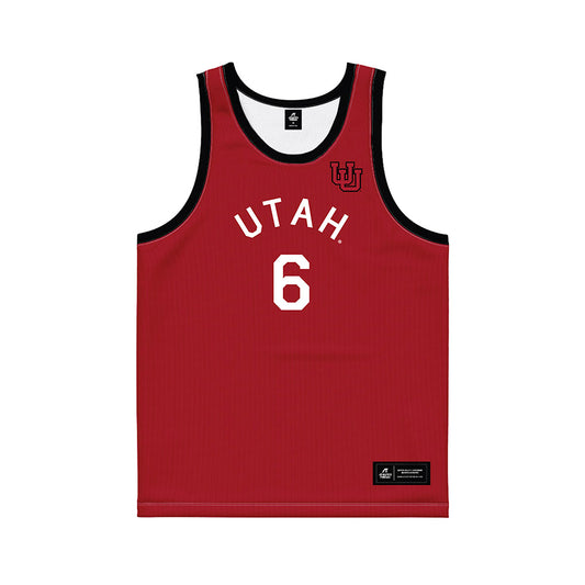 Utah - NCAA Women's Basketball : Evelina Otto - Hardwood Reissue Basketball Jersey-0