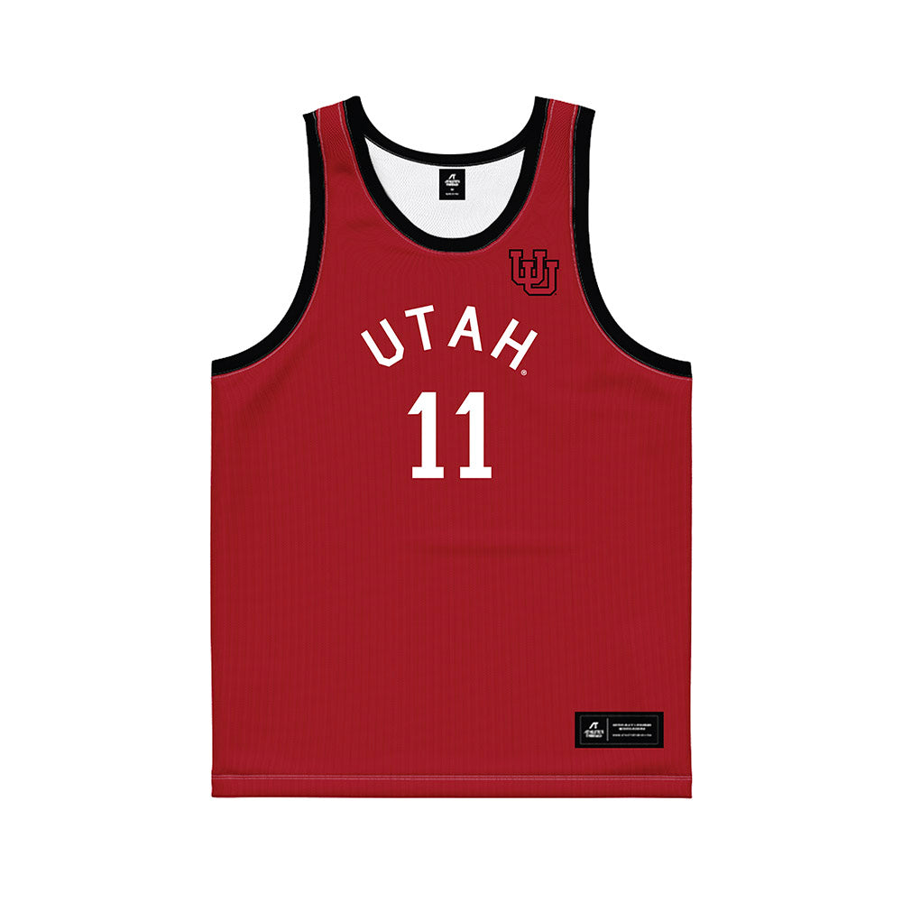 Utah - NCAA Men's Basketball : Lucas Langarita - Hardwood Reissue Basketball Jersey-0