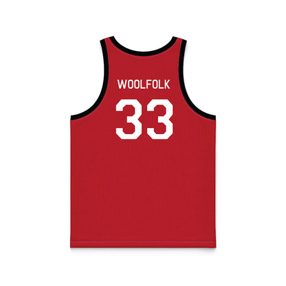 Georgia - NCAA Women's Basketball : Mia Woolfolk - Hardwood Reissue Basketball Jersey-1