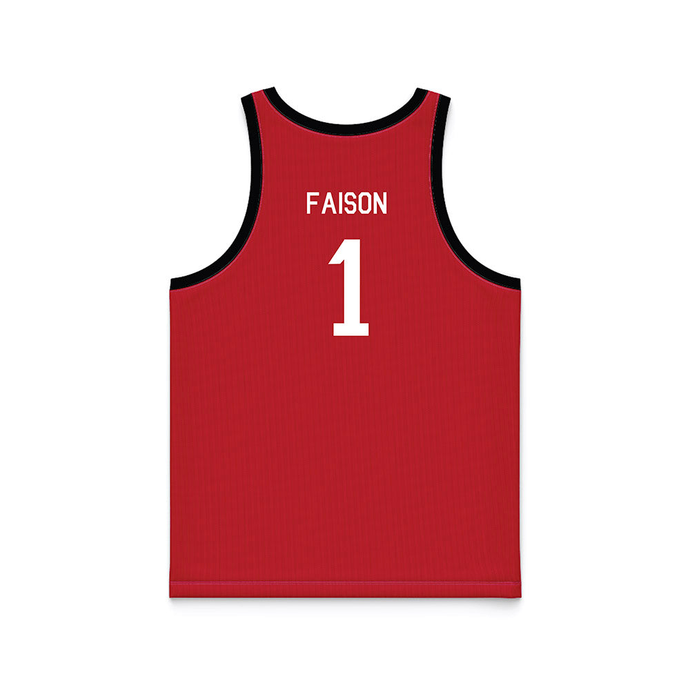 Georgia - NCAA Women's Basketball : Jocelyn Faison - Hardwood Reissue Basketball Jersey-1