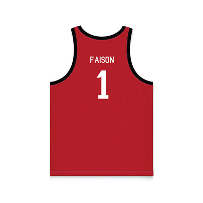 Georgia - NCAA Women's Basketball : Jocelyn Faison - Hardwood Reissue Basketball Jersey-1