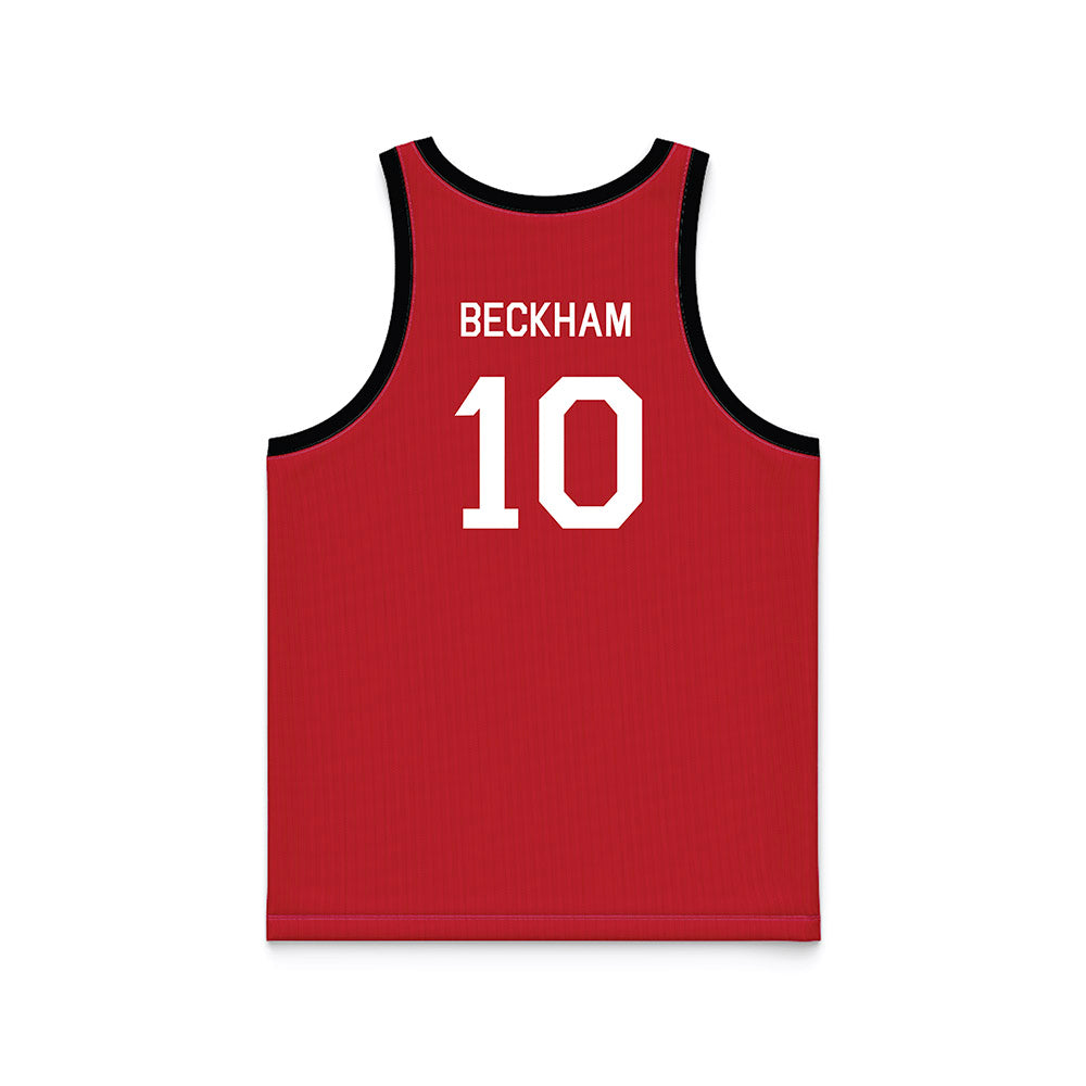 Georgia - NCAA Women's Basketball : Aubrey Beckham - Hardwood Reissue Basketball Jersey-1