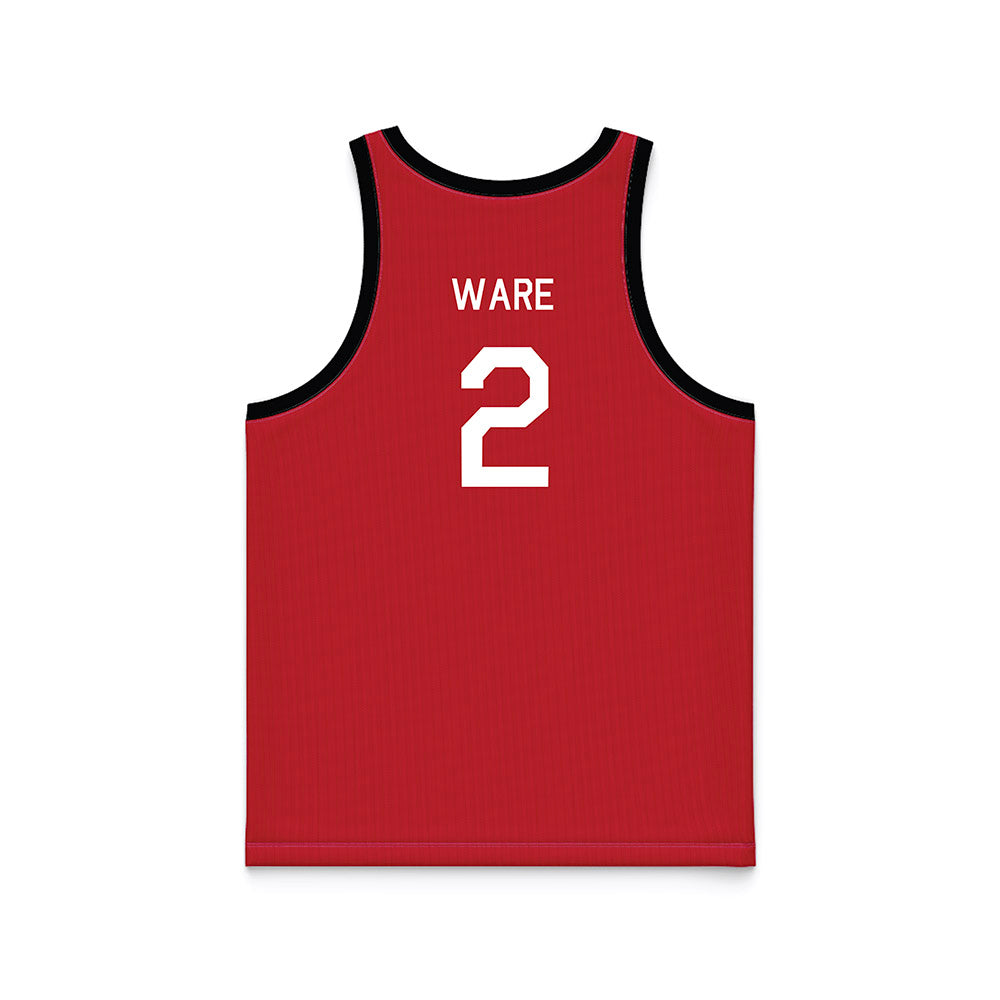 Georgia - NCAA Women's Basketball : Harmonie Ware - Hardwood Reissue Basketball Jersey-1