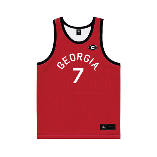 Georgia - NCAA Men's Basketball : Justin Bailey - Hardwood Reissue Basketball Jersey-0