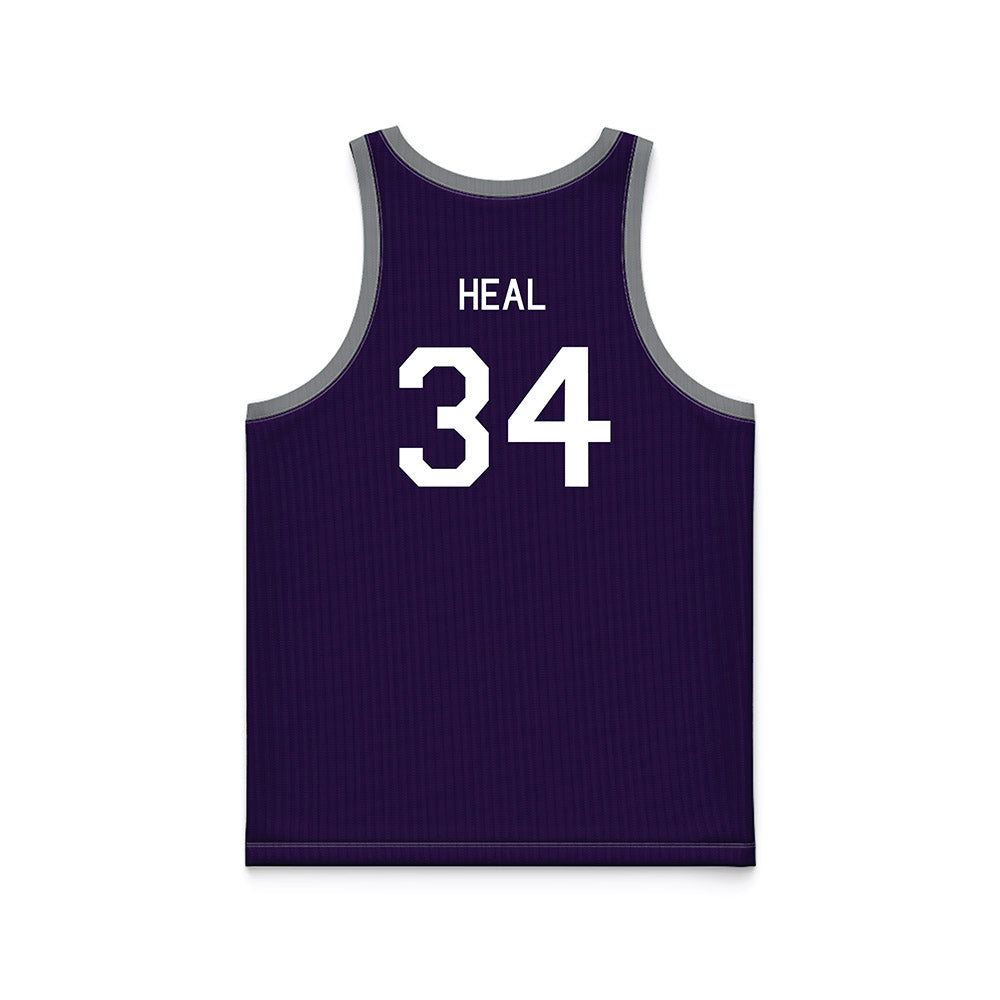 Kansas State - NCAA Women's Basketball : Tess Heal - Purple Hardwood Basketball Jersey-1