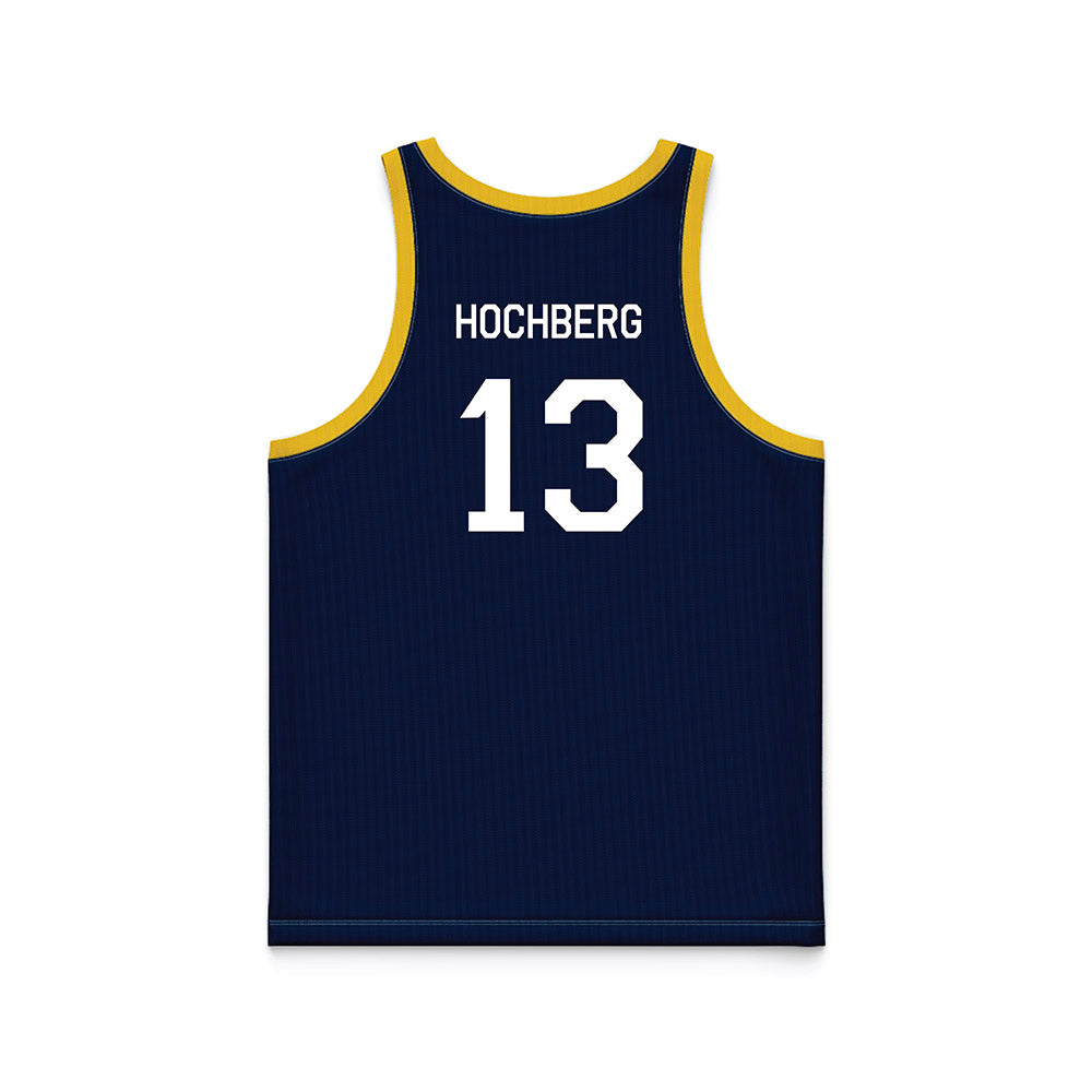 Michigan - NCAA Men's Basketball : Harrison Hochberg - Hardwood Reissue Basketball Jersey-1