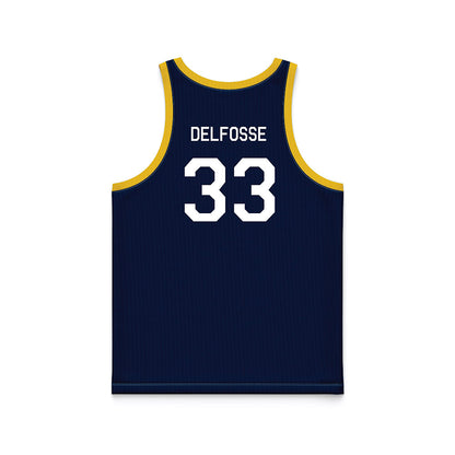 Michigan - NCAA Women's Basketball : Te'Yala Delfosse - Hardwood Reissue Basketball Jersey-1