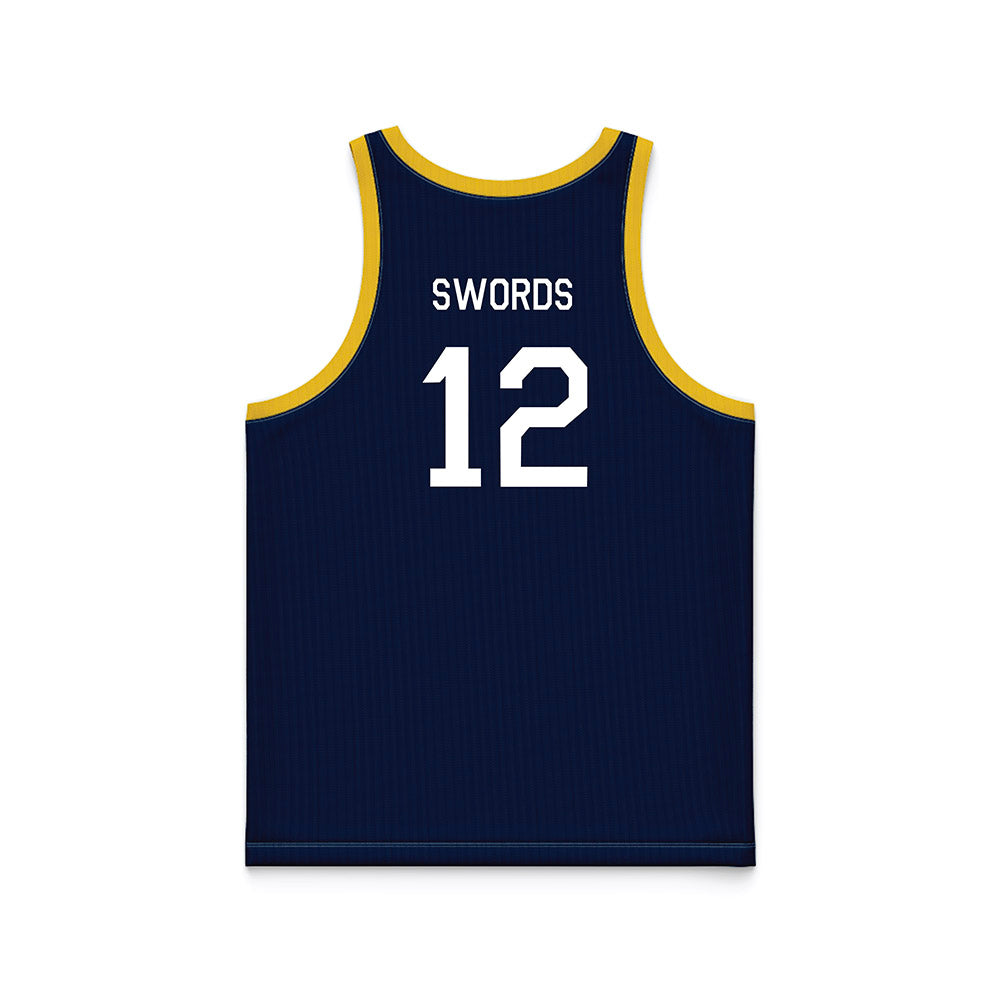 Michigan - NCAA Women's Basketball : Syla Swords - Hardwood Reissue Basketball Jersey-1