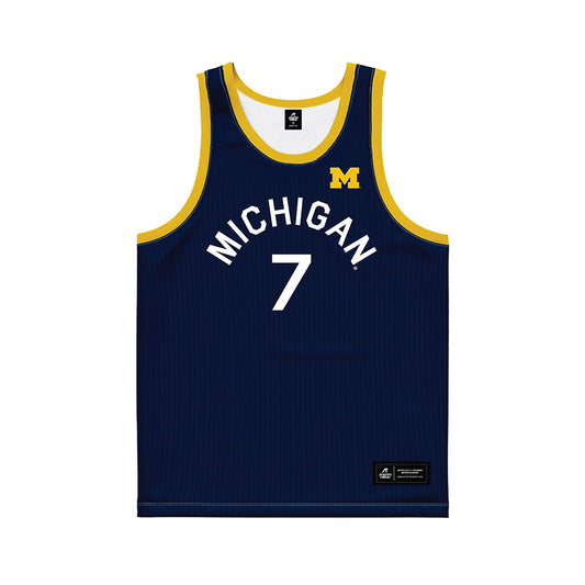 Michigan - NCAA Women's Basketball : Jessica Fields - Hardwood Reissue Basketball Jersey-0