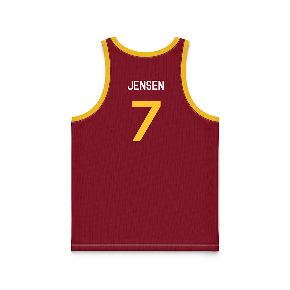 Iowa State - NCAA Women's Basketball : Freya Jensen - Hardwood Reissue Basketball Jersey-1