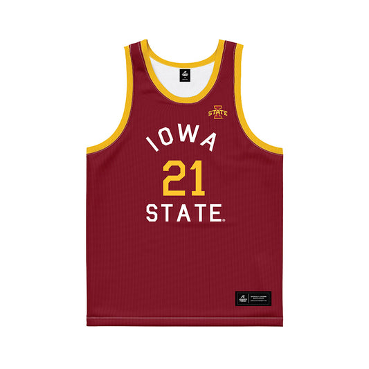 Iowa State - NCAA Men's Basketball : Dominykas Pleta - Hardwood Reissue Basketball Jersey-0