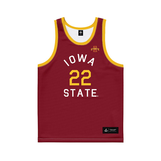 Iowa State - NCAA Men's Basketball : Milan Momcilovic - Hardwood Reissue Basketball Jersey-0
