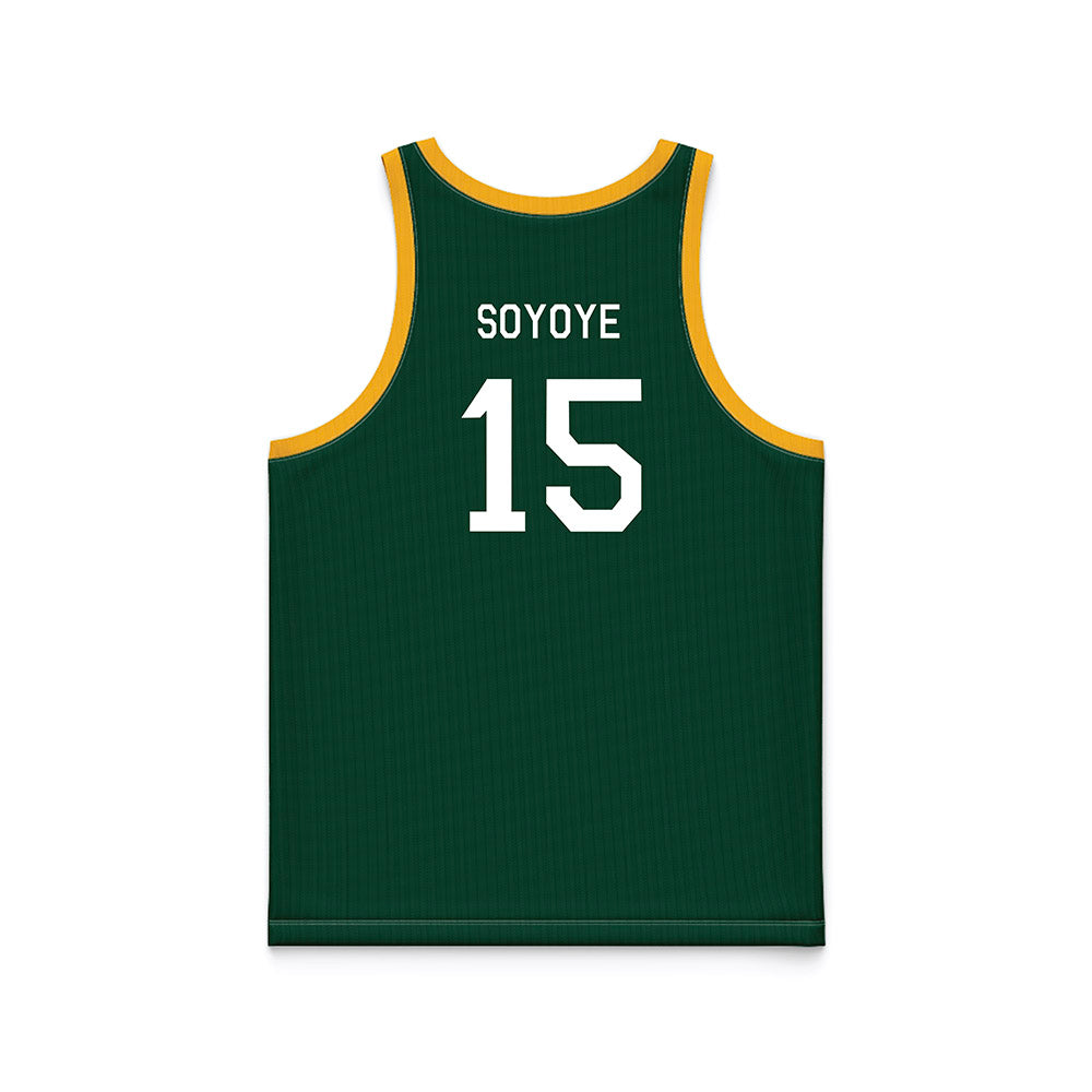 Baylor - NCAA Men's Basketball : Ramon Soyoye - Green Hardwood Basketball Jersey-1
