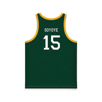 Baylor - NCAA Men's Basketball : Ramon Soyoye - Green Hardwood Basketball Jersey-1