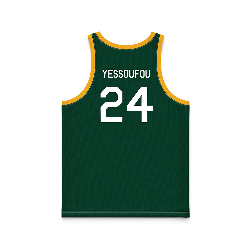 Baylor - NCAA Men's Basketball : Tounde Yessoufou - Green Hardwood Basketball Jersey-1